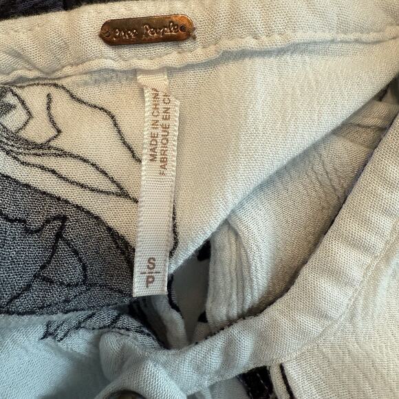 Free People Tree Swing Tunic Dress Sz Small White Floral Lace Concert Festival - Picture 9 of 14